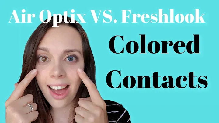 Цвета Air Optix против. Цветные контактные линзы Freshlook Colorblends для карих глаз