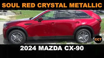 2024 Mazda CX-90 Soul Red Crystal Metallic