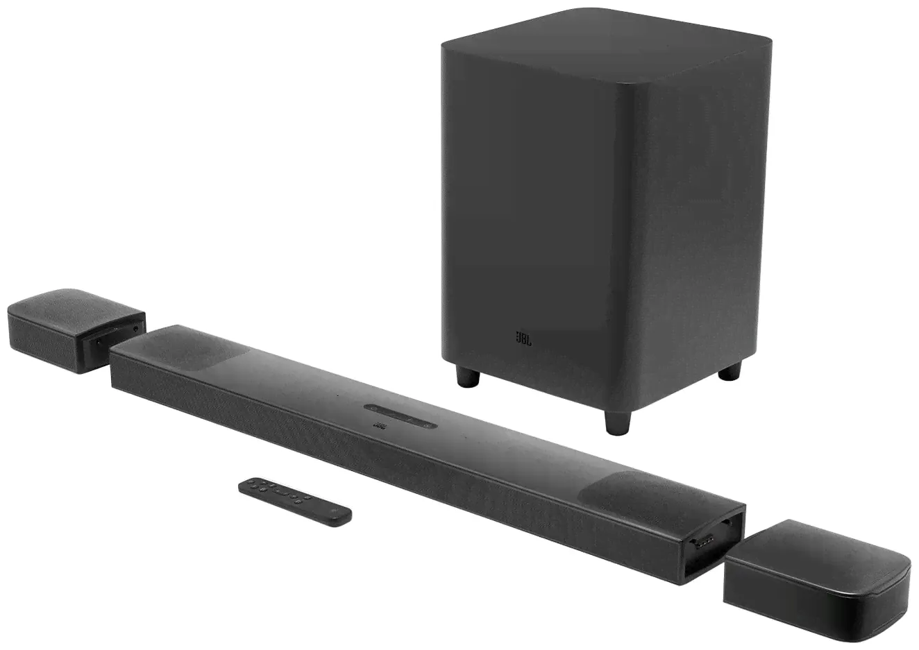 JBL Bar 9.1 True Wireless Surround Channel Soundbar, съемные динамики, Dolby Atmos 3D Sound Experience, мощность 820 Вт, захватывающие басы, потоковая-0