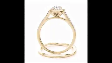 True Love #7252 14k Yellow Gold Engagement Ring