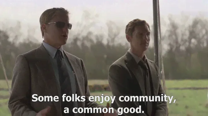 Debate between the main characters of True Detective about religion