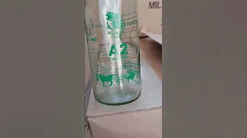 1000ml Printed Milk Glass Bottle