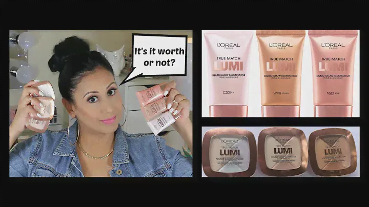 НОВЫЙ ОБЗОР/ОБРАЗЦЫ НОВОГО СИЯЮЩЕГО ИЛЮМИНАТОРА LOREAL TRUE MATCH LUMI POWDER & LIQUID GLOW Illuminator
