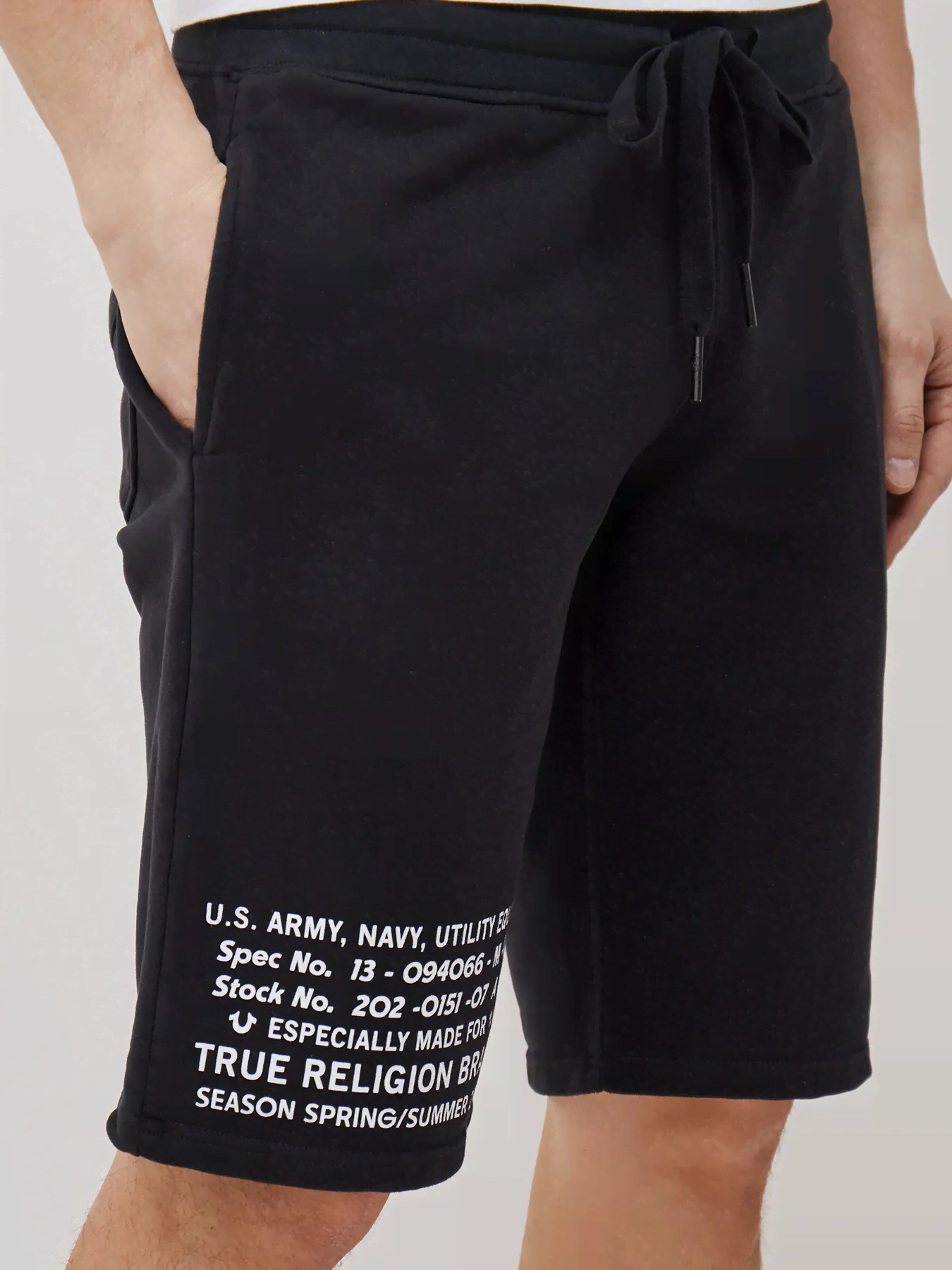 True Religion Шорты, Chernyy, Шорты-1