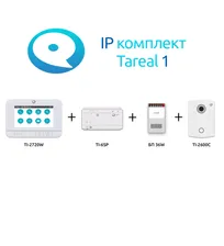 Tareal 1 True IP - комплект IP домофонии. Состав TI-2720W + TI-2600C + TI-6SP