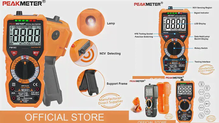PEAKMETER PM18C мультиметр  с Aliexpress обзор функциональности