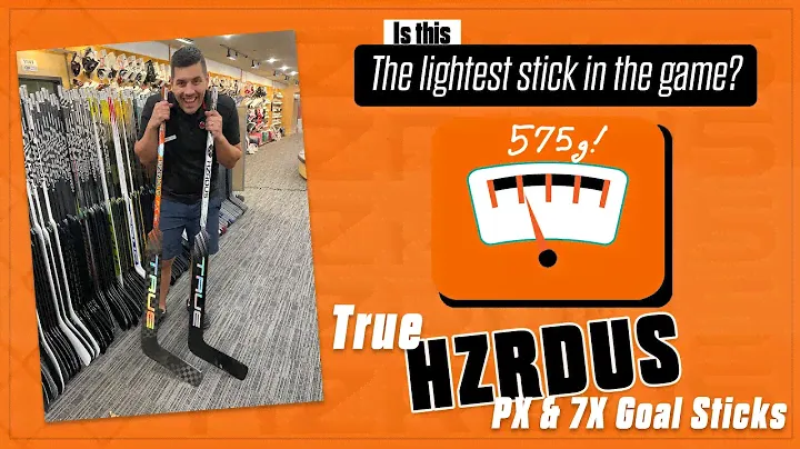 The lightest goalie sticks in the game?