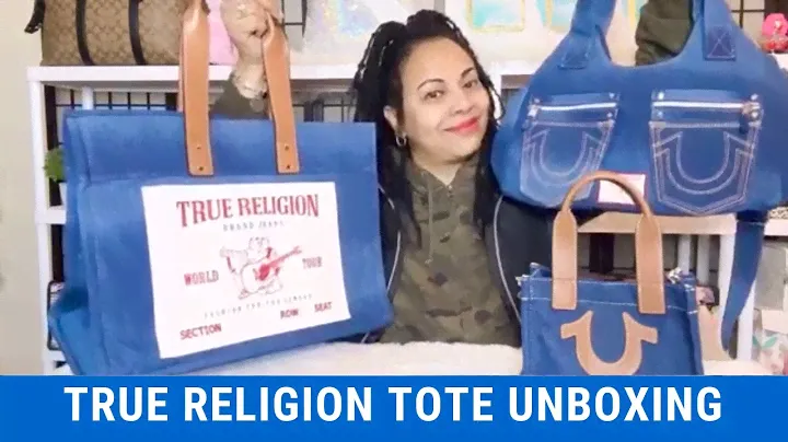 TRUE RELIGION TOTE UNBOXING HANDBAG HAUL DENIM COLLECTION #truereligion #totebag