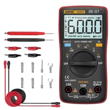 ANENG AN8001Pro Professional True RMS цифровой Мультиметр 6000 отсчетов Амперметр переменного/постоянного тока с подсвет