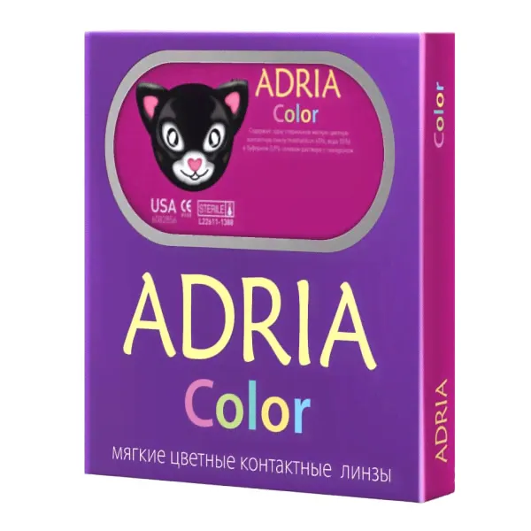 Контактные линзы ADRIA Color 3 Tone True Sapphire (сапфир) 2 шт. SPH 0,0