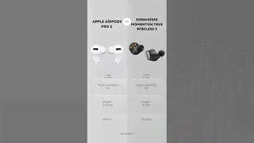 Airpods pro (2nd Generation) vs Sennheiser Momentum True Wireless 3 TWS Comparison! #tws #AirPods