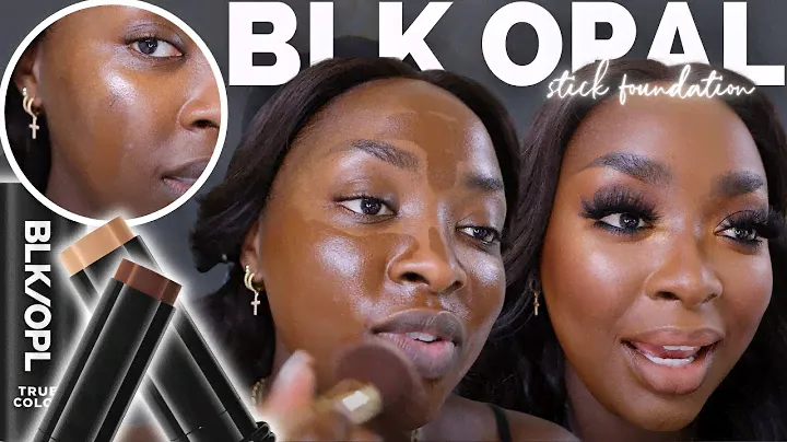 I tried BLK OPAL STICK TRUE COLOR cream foundation again, 10 yrs later, and...  IDK | MenaAdubea